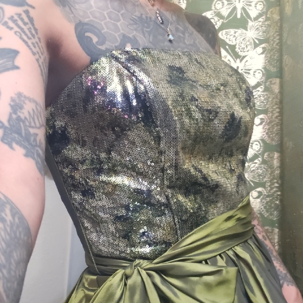 Vintage Strapless Dress Gunne Sax 7